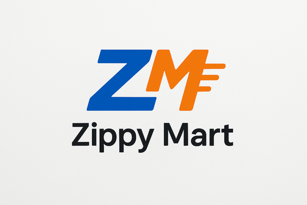 ZM ka logo or uske niche zippy mart likha hona chahiye 